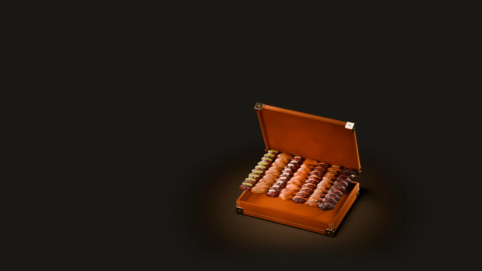 The Bateel Dates Box: taken apart
