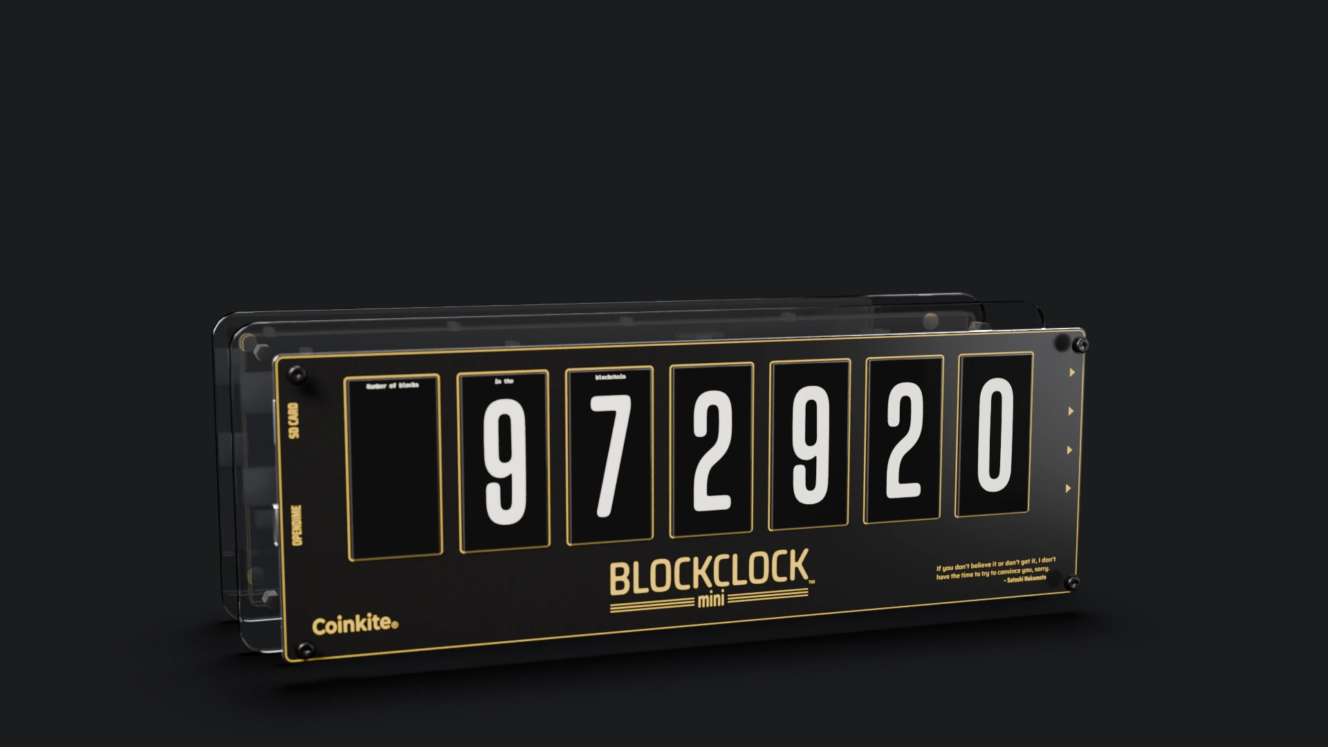 The Block Clock: taken apart