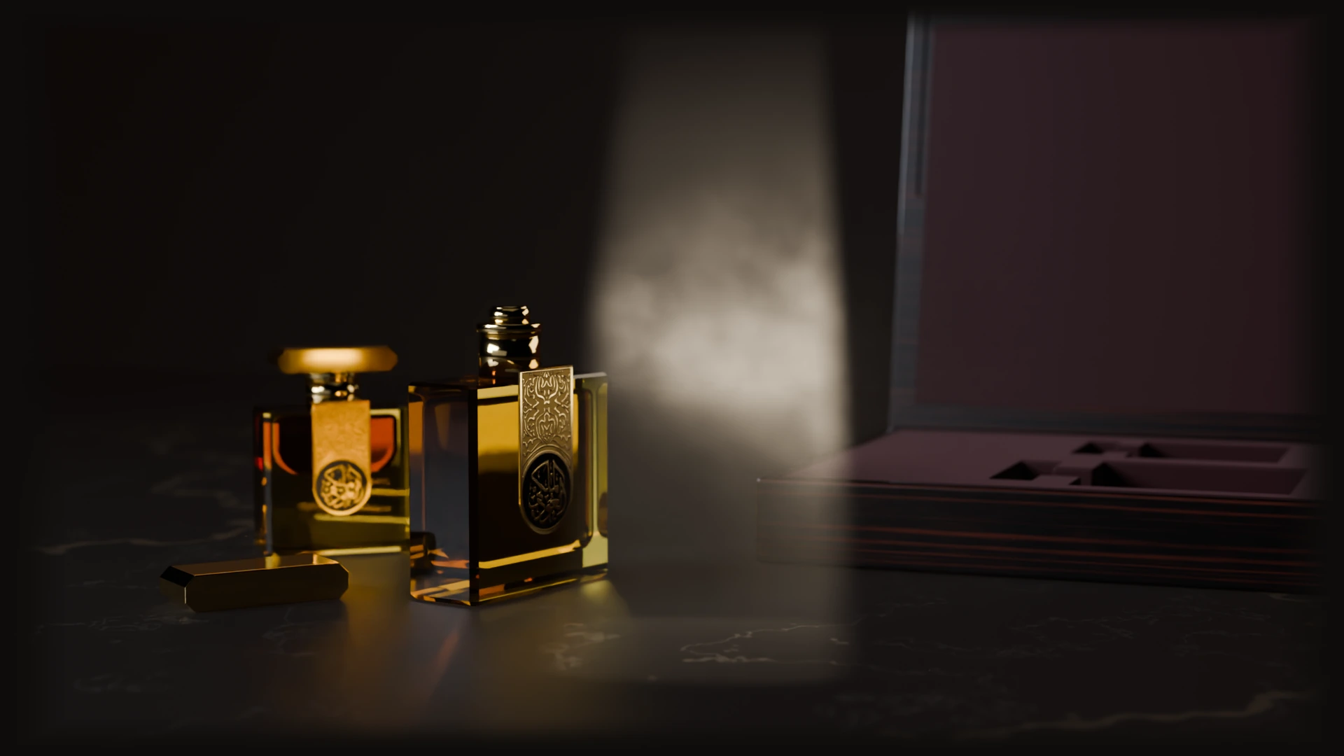The Royal Oud Gift Set: in use