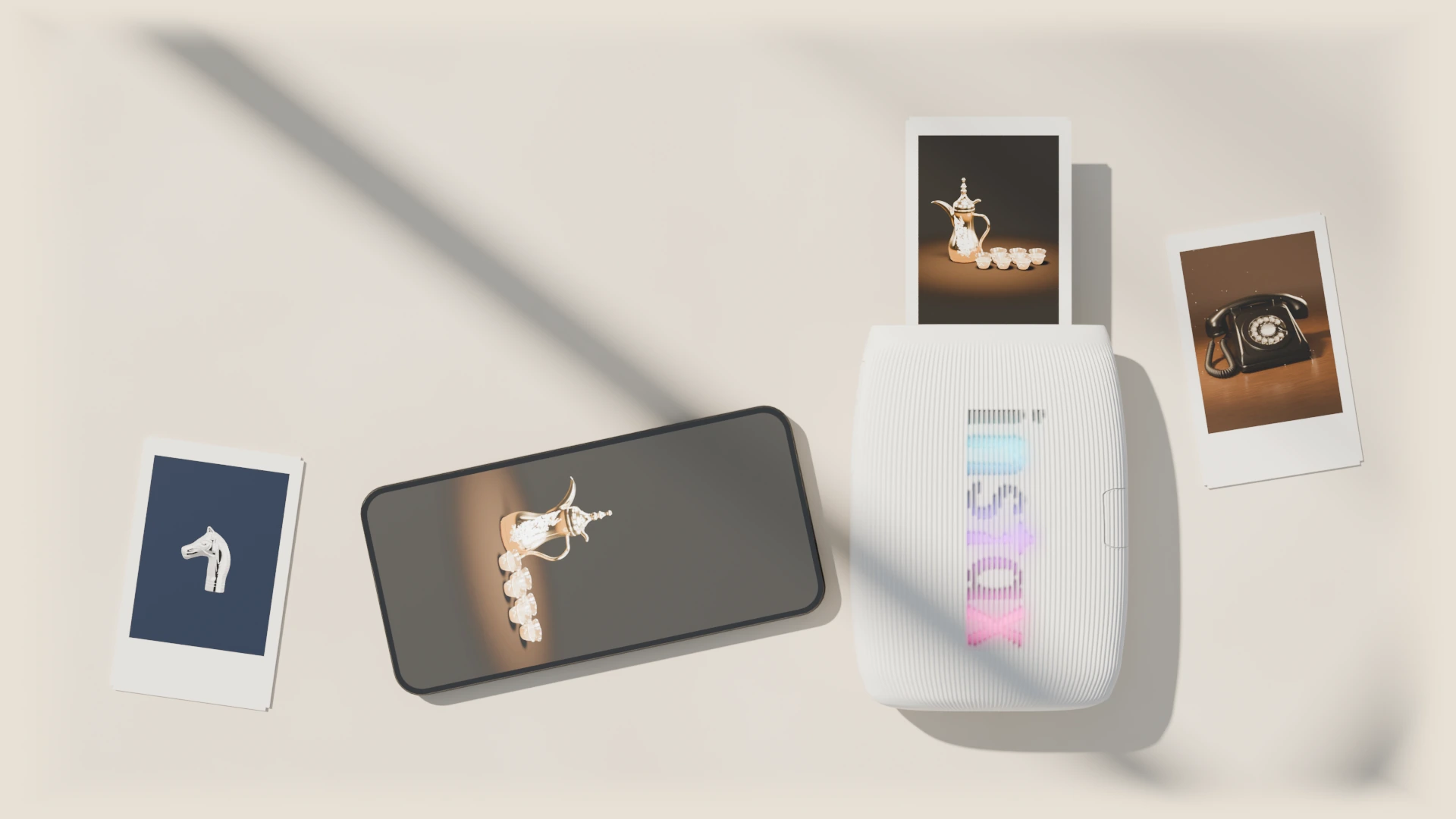 The Portable Printer: in use