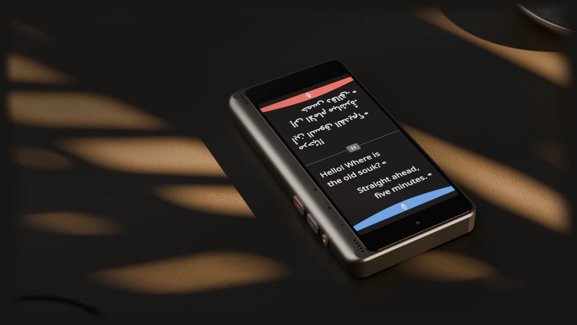 The Voice Translator: in use